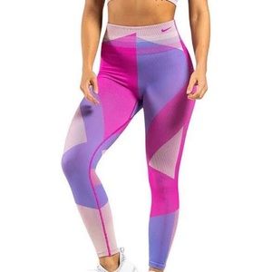 NWT!! Nike Sculpt Icon Clash Seamless 7/8 Leggings Women's Size M CJ4135-601